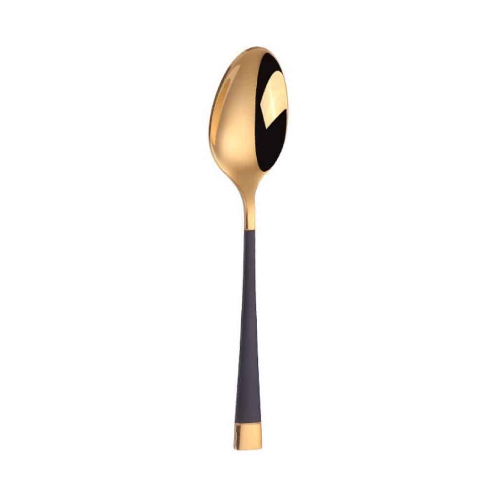 Lot De 6 Cuillères à Dessert En Inox 15cm - Design Miroir Et élégant