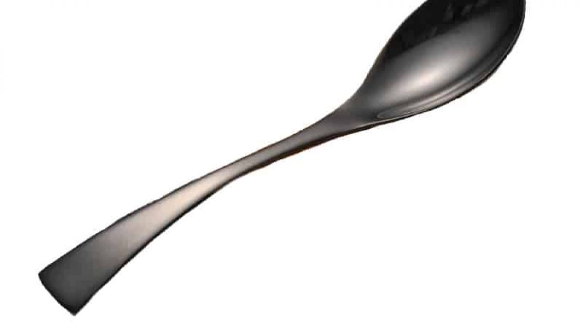 Cuillère à Soupe Inox épaisse - Acier Inoxydable, Design Ergonomique - Pour Soupe, Dessert, Porridge, Cuisine