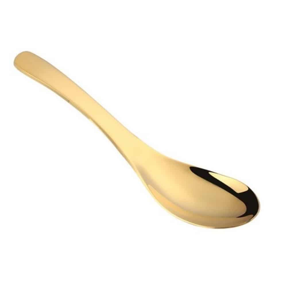 BISDARUN - Lot De 8 Petites Cuillères à Café En Inox Noir - 13.5 Cm - Pour Expresso, Thé, Dessert