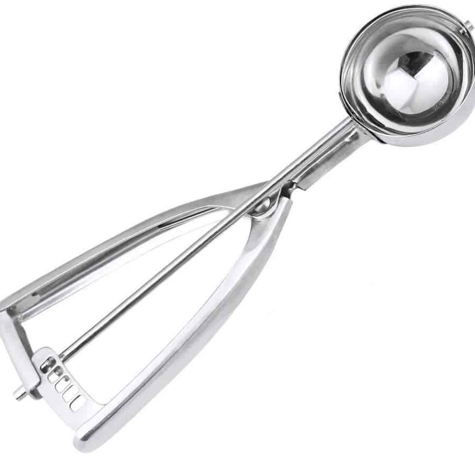 Cuillère à Glace Réglable Stöckel – Douchette Intégrée Pour Nettoyage – Acier Inox 18/10 – Fabriqué En Allemagne