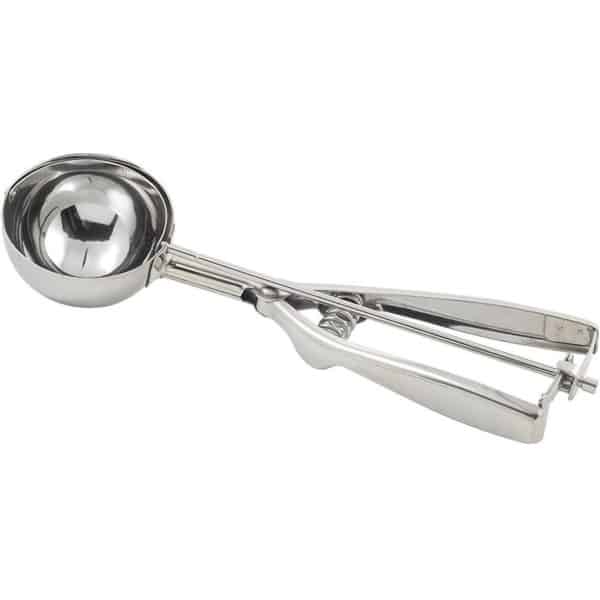 Cuillère à Glace Inox Relaxdays - Pour Boules Parfaites Ø 39mm | Système Levier, Lave-Vaisselle | Glace, Fruits, Boulettes