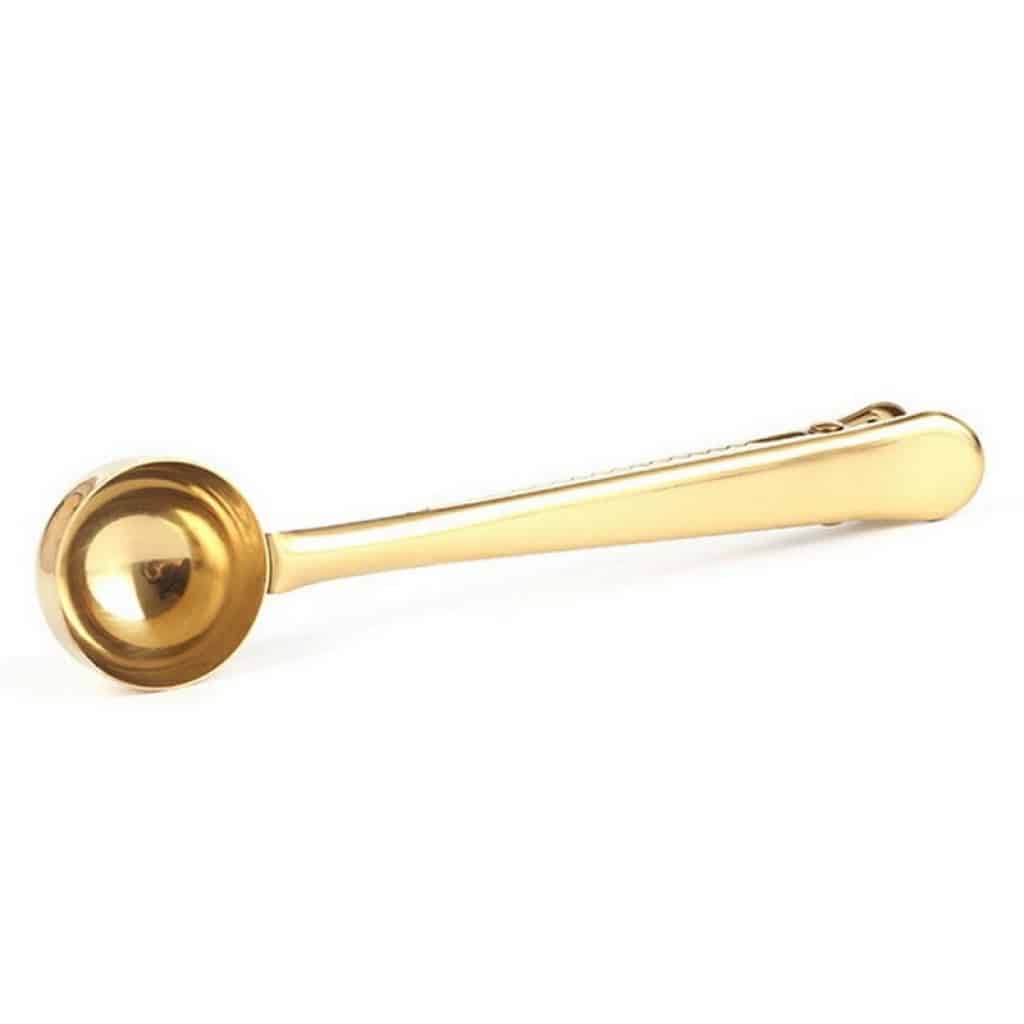 Cuillère Doseuse Et Tamper 2 En 1 Pour Café - Acier Inoxydable 304 - Longueur 14,2 Cm - Lavable Au Lave-vaisselle