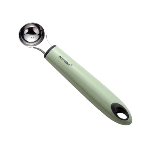 Cuillère Double à Boules Melon HENDI - Inox ø 22-25 Mm, Manche Polypropylène 16,5 Cm - Pour Cuisine, Cocktails, Lave-vaisselle