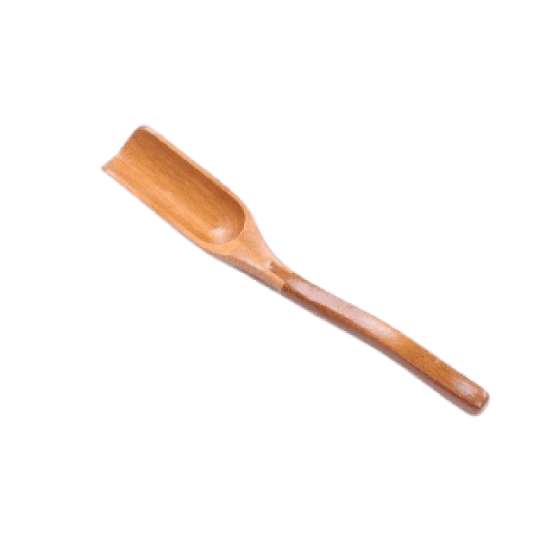 Cuillère à Thé En Bois Et Alliage - Pelle à Thé Pour Cérémonie Et Cuisine Quotidienne