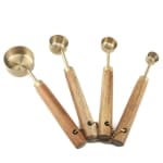 Lot De 4 Cuillères Doseuses Kitchen Craft – Mesures ⅛, ¼, ½ Et 1 Tasse (ml Inclus) – Coloris Assortis, Anneau De Rangement - 6