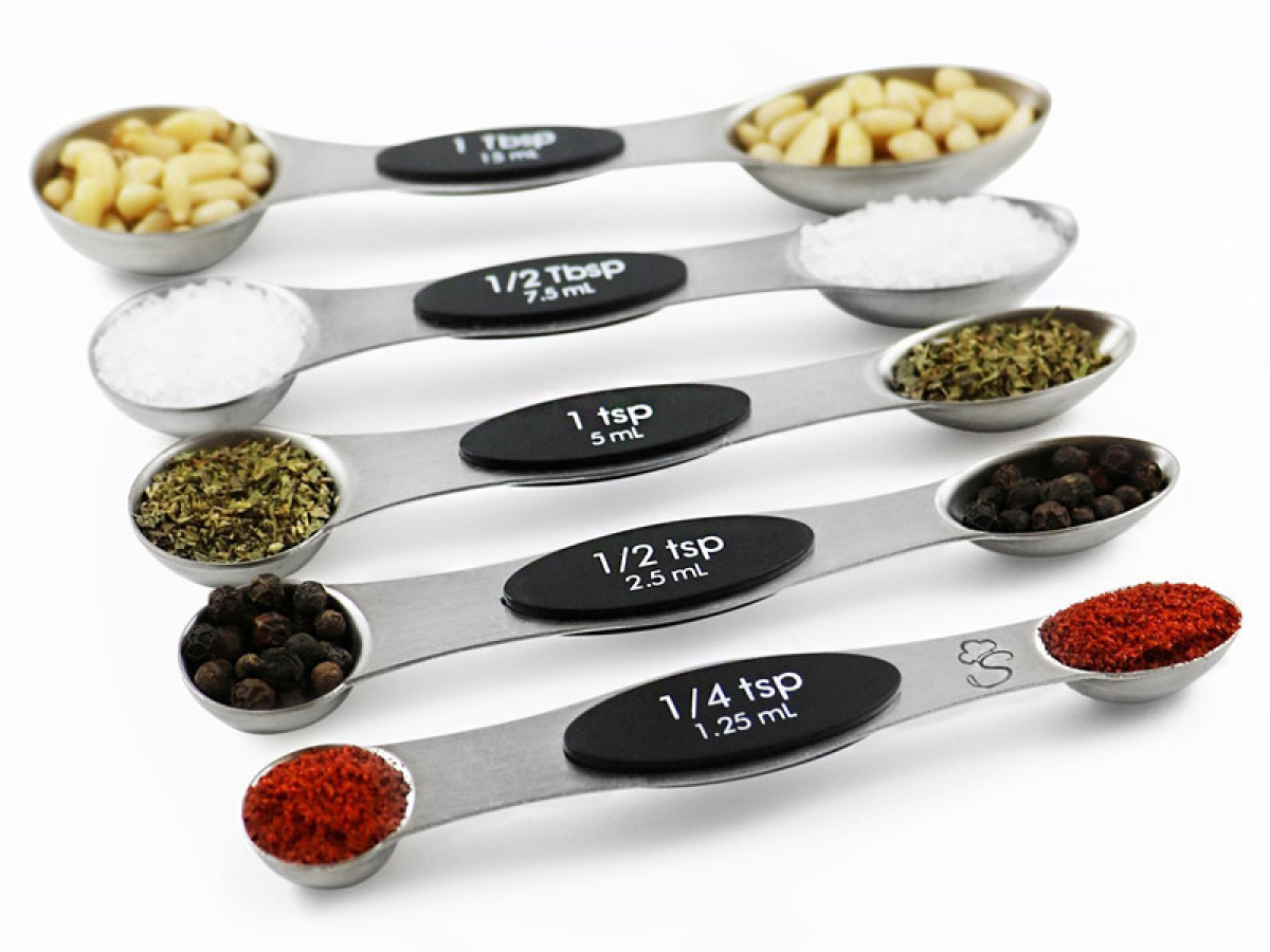 Lot De 5 Micro-Cuillères Doseuses Précises – 100 Mg, 200 Mg, 500 Mg, 1 G – Antistatiques Pour Poudres & Compléments