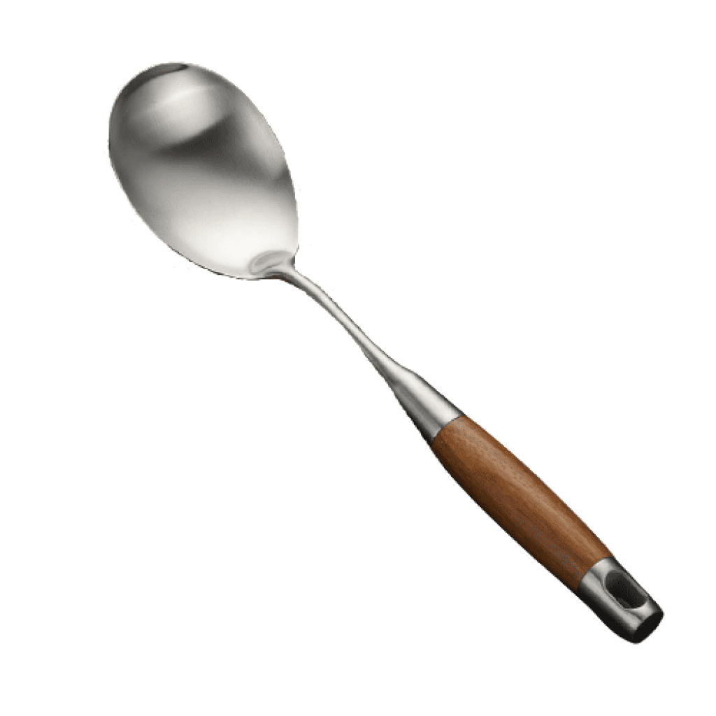 Cuillère à Riz Inox Manche Bois 33cm Ma Cuillère — free download