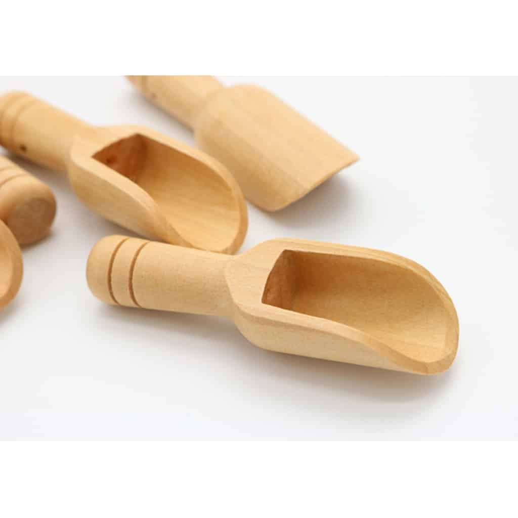 Pelle à Riz En Bois - 2 Pièces - Millettia Laurentii - Naturelle Et Résistante - 22cm
