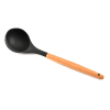 Lot 4 Louches Cuisine Silicone Anti-Goutte - Grandes Et Petites Cuillères à Sauce (Rouge, Noir, Vert, Bleu)
