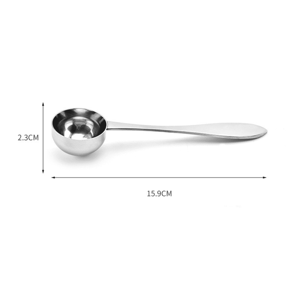 Tasseur Café Moulu Cuillère Doseuse à Café 2 En 1 Avec Tamper - Cuillère Mesure Et Presse Café Acier Inoxydable