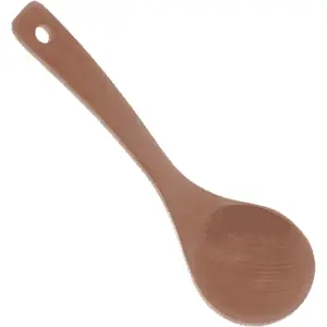 Louche à Soupe En Bois Coolty 24cm - Cuillère à Soupe Style Japonais Avec Crochet