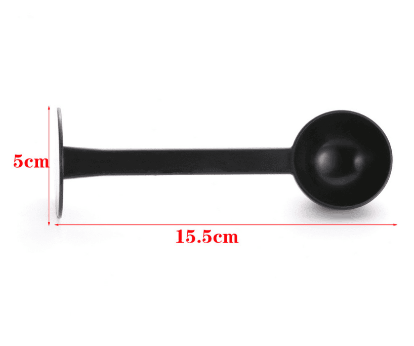 Cuillère Doseuse Café Plastique 15cm Noire taille